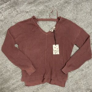 Sm Hippie Rose knit sweater